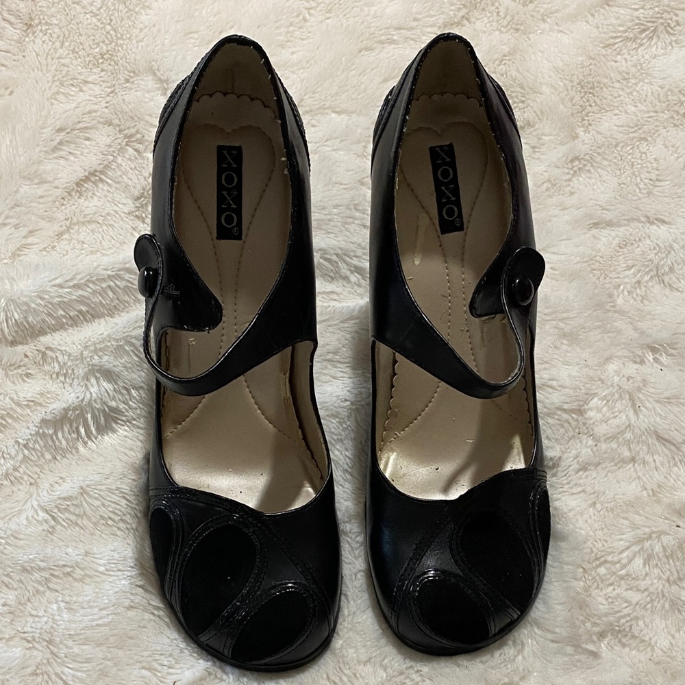 XOXO Elegant Black Heels